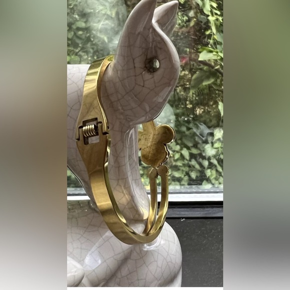 Disney Mickey Mouse Gold Silver Charm Bracelet Disney Cuff Bangle womens gifts - Picture 5 of 10